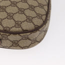 GUCCI GG Supreme Web Sherry Line Bag PVC Beige Red 007 58 6112 9411 Auth BA8618-12