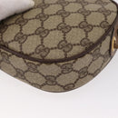 GUCCI GG Supreme Web Sherry Line Bag PVC Beige Red 007 58 6112 9411 Auth BA8618-13