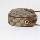 GUCCI GG Supreme Web Sherry Line Bag PVC Beige Red 007 58 6112 9411 Auth BA8618-4