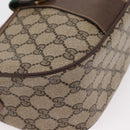 GUCCI GG Supreme Web Sherry Line Bag PVC Beige Gold 89 02 032 Auth BA8619-10