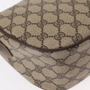 GUCCI GG Supreme Web Sherry Line Bag PVC Beige Gold 89 02 032 Auth BA8619-12