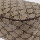 GUCCI GG Supreme Web Sherry Line Bag PVC Beige Gold 89 02 032 Auth BA8619-13