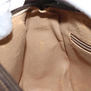 GUCCI GG Supreme Web Sherry Line Bag PVC Beige Gold 89 02 032 Auth BA8619-19