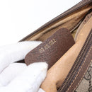 GUCCI GG Supreme Web Sherry Line Bag PVC Beige Gold 89 02 032 Auth BA8619-22