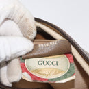 GUCCI GG Supreme Web Sherry Line Tas PVC Beige Goud 89 02 032 Auth BA8619-25