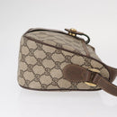 GUCCI GG Supreme Web Sherry Line Bag PVC Beige Gold 89 02 032 Auth BA8619-4