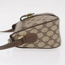 GUCCI GG Supreme Web Sherry Line Bag PVC Beige Gold 89 02 032 Auth BA8619-5