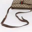 GUCCI GG Supreme Web Sherry Line Bag PVC Beige Gold 89 02 032 Auth BA8619-7