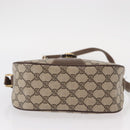 GUCCI GG Supreme Web Sherry Line Bag PVC Beige Gold 89 02 032 Auth BA8619-9