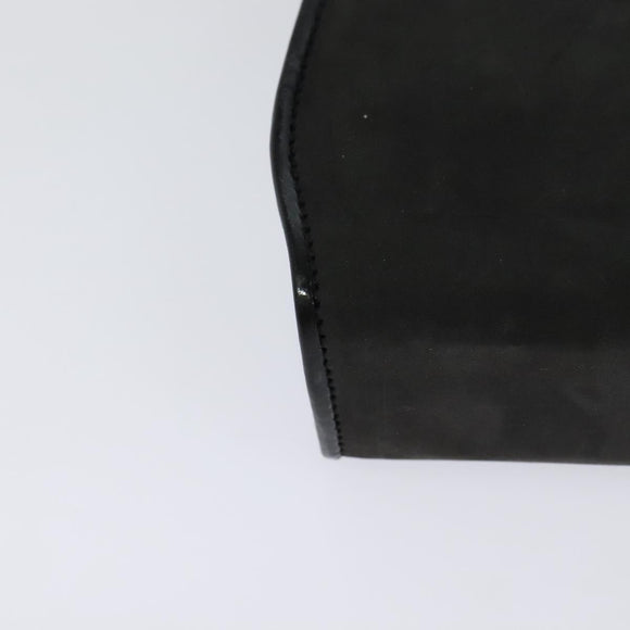 Salvatore Ferragamo Shoulder Bag Suede Gray Auth BA862