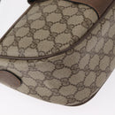 GUCCI GG Supreme Web Sherry Line Shoulder Bag PVC Beige 89 02 032 Auth BA8620-10