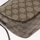 GUCCI GG Supreme Web Sherry Line Shoulder Bag PVC Beige 89 02 032 Auth BA8620-12