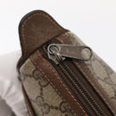 GUCCI GG Supreme Web Sherry Line Shoulder Bag PVC Beige 89 02 032 Auth BA8620-15