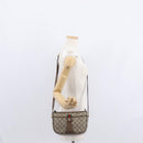 GUCCI GG Supreme Web Sherry Line Shoulder Bag PVC Beige 89 02 032 Auth BA8620-23