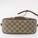 GUCCI GG Supreme Web Sherry Line Shoulder Bag PVC Beige 89 02 032 Auth BA8620-9