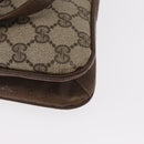 GUCCI GG Supreme Tote Bag PVC Beige Gold Auth BA8621-15