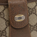 GUCCI GG Supreme Tote Bag PVC Beige Gold Auth BA8621-17