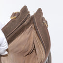 GUCCI GG Supreme Tote Bag PVC Beige Gold Auth BA8621-20