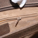 GUCCI GG Supreme Tote Bag PVC Beige Gold Auth BA8621-24