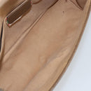 GUCCI GG Supreme Web Sherry Line Clutch Bag PVC Beige Red Auth BA8622-10