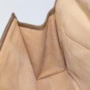 GUCCI GG Supreme Web Sherry Line Clutch Bag PVC Beige Red Auth BA8622-19