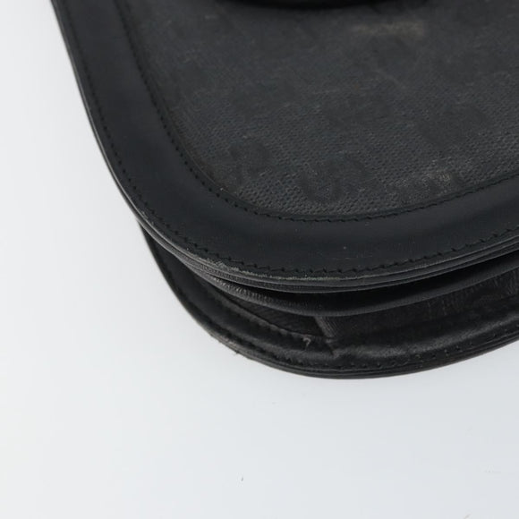 GUCCI GG Supreme Shoulder Bag PVC Leather Black Gold 001 084 0905 Auth BA8623