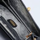 GUCCI GG Supreme Shoulder Bag PVC Leather Black Gold 001 084 0905 Auth BA8623-19