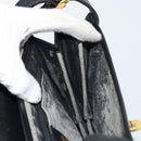 GUCCI GG Supreme Shoulder Bag PVC Leather Black Gold 001 084 0905 Auth BA8623-20