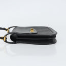 GUCCI GG Supreme Shoulder Bag PVC Leather Black Gold 001 084 0905 Auth BA8623-5