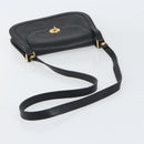 GUCCI GG Supreme Shoulder Bag PVC Leather Black Gold 001 084 0905 Auth BA8623-7