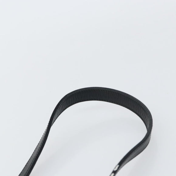 GUCCI GG Supreme Shoulder Bag PVC Leather Black Gold 001 084 0905 Auth BA8623