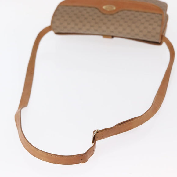 GUCCI Micro GG Supreme Shoulder Bag PVC Beige Gold 004 106 0024 Auth BA8625