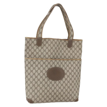 GUCCI GG Supreme Tote Bag PVC Beige 002 39 0054 Auth BA8626