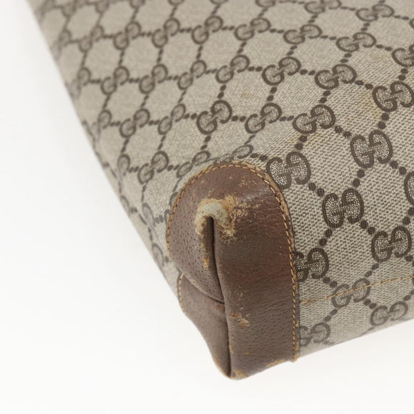 GUCCI GG Supreme Tote Bag PVC Beige 002 39 0054 Auth BA8626