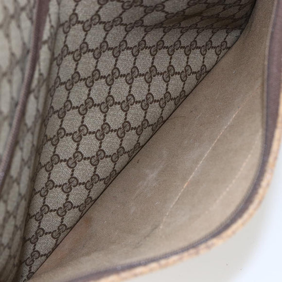 GUCCI GG Supreme Tote Bag PVC Beige 002 39 0054 Auth BA8626