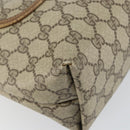 GUCCI GG Supreme Web Sherry Line Tote Bag PVC Beige Red 39 02 003 Auth BA8627-11