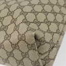 GUCCI GG Supreme Web Sherry Line Tote Bag PVC Beige Red 39 02 003 Auth BA8627-12