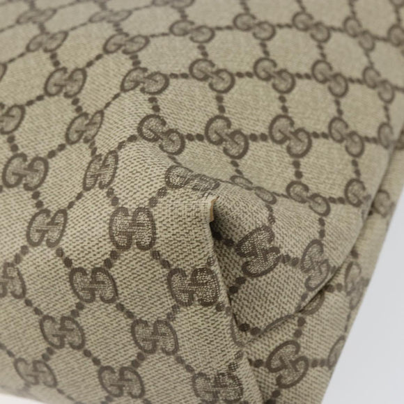 GUCCI GG Supreme Web Sherry Line Tote Bag PVC Beige Red 39 02 003 Auth BA8627