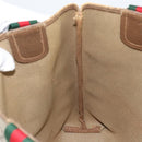 GUCCI GG Supreme Web Sherry Line Tote Bag PVC Beige Red 39 02 003 Auth BA8627-18