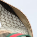 GUCCI GG Supreme Web Sherry Line Tote Bag PVC Beige Red 39 02 003 Auth BA8627-19