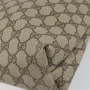 GUCCI GG Supreme Web Sherry Line Tote Bag PVC Beige Red 39 02 003 Auth BA8628-15