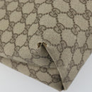 GUCCI GG Supreme Web Sherry Line Tote Bag PVC Beige Red 39 02 003 Auth BA8628-16