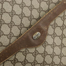 GUCCI GG Supreme Web Sherry Line Tote Bag PVC Beige Red 39 02 003 Auth BA8628-17