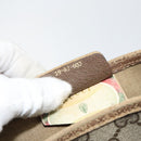 GUCCI GG Supreme Web Sherry Line Tote Bag PVC Beige Red 39 02 003 Auth BA8628-12