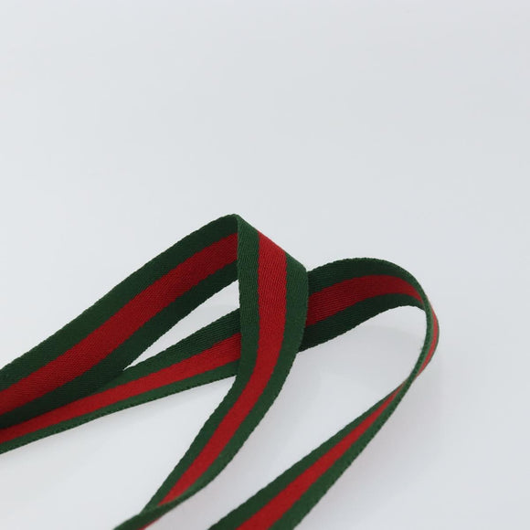 GUCCI GG Supreme Web Sherry Line Tote Bag PVC Beige Red 39 02 003 Auth BA8628