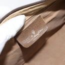 GUCCI GG Supreme Web Sherry Line Boston Bag PVC Beige Gold 39 02 007 Auth BA8630-18