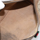 GUCCI GG Supreme Web Sherry Line Boston Bag PVC Beige Gold 39 02 007 Auth BA8630-11