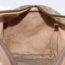 GUCCI GG Supreme Web Sherry Line Boston Bag PVC Beige Gold 39 02 007 Auth BA8630-20