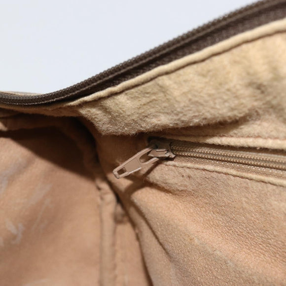 GUCCI GG Supreme Web Sherry Line Boston Bag PVC Beige Gold 39 02 007 Auth BA8630