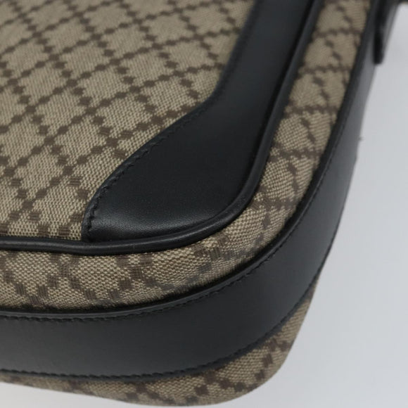 GUCCI Shoulder Bag PVC Beige Silver 268159 Auth BA8632
